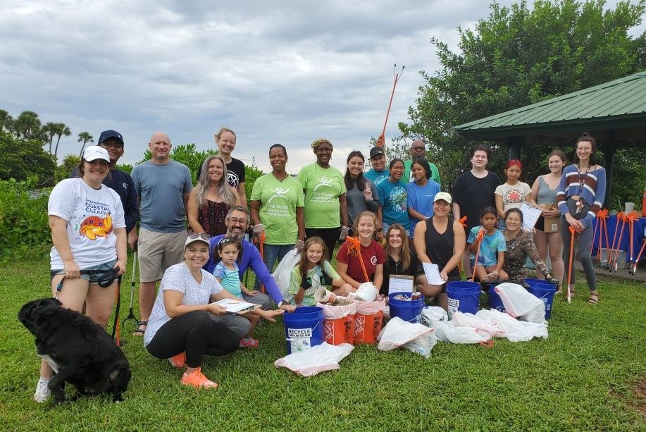 Group of volunteers at Ballard Park.