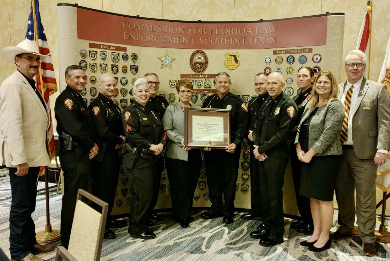 Commission for Florida Law Enforcement Accreditation Presentation Photo